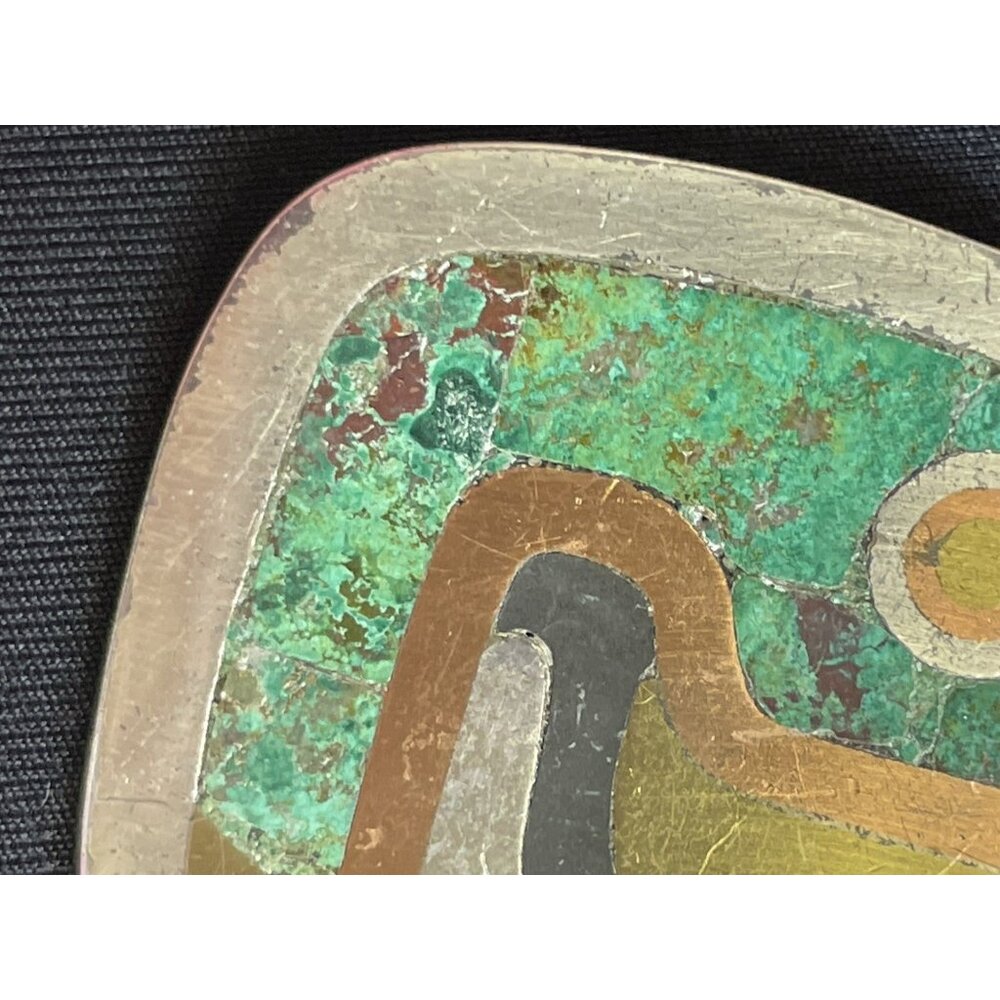 Los Castillo Sterling Silver Mixed Metals Parrot Pendant Brooch Signed 63 - Picture 12 of 14